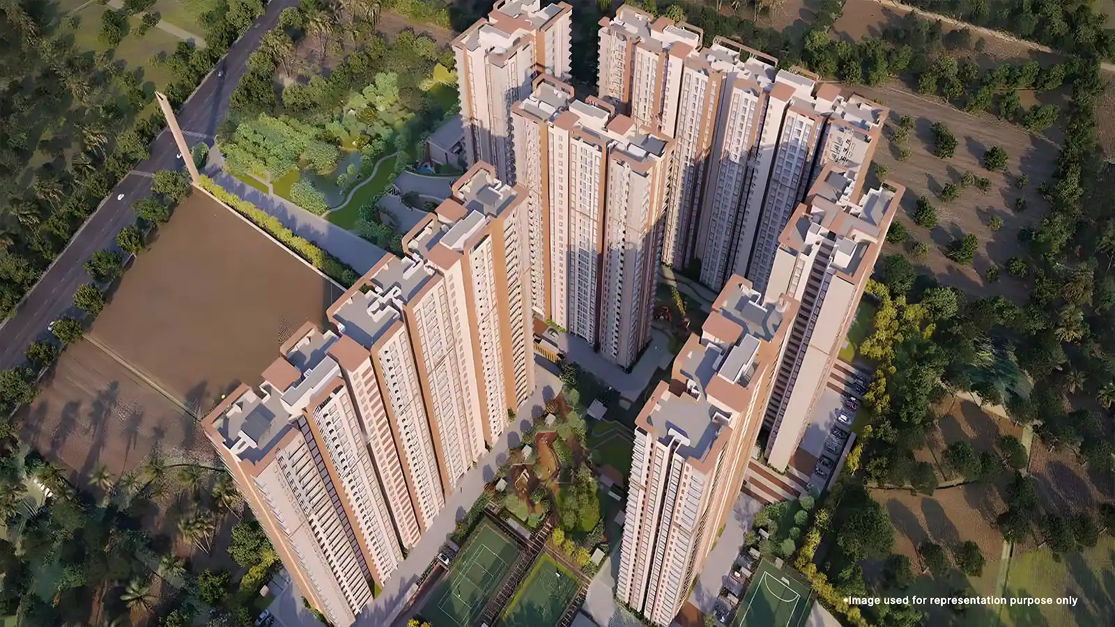 Brigade Sanctuary Apartment in bangalore ariel view